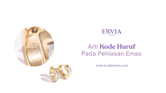 kode huruf pada perhiasan
