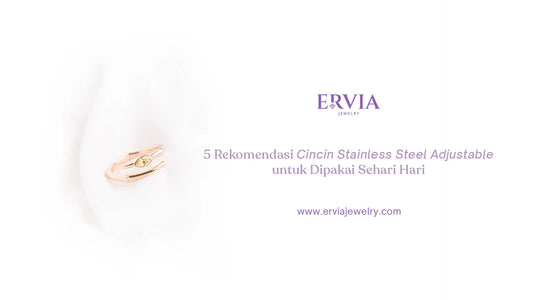 cincin stainless steel adjustable