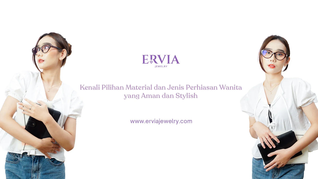 material dan jenis perhiasan wanita