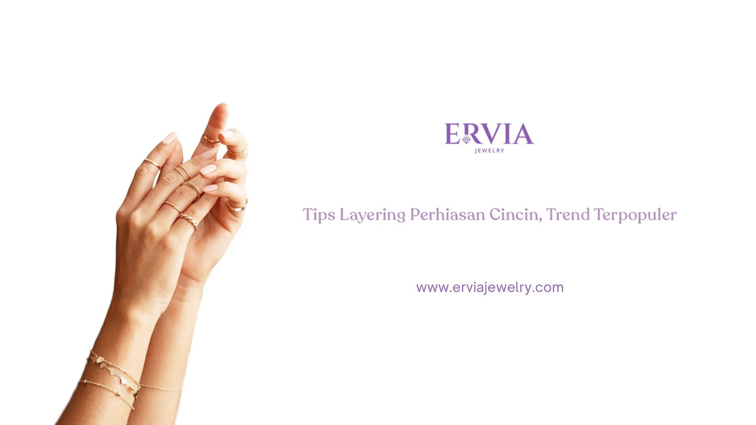 layering perhiasan cincin