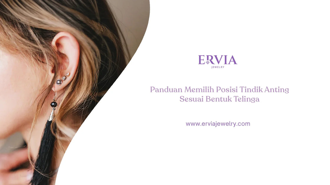 memilih posisi tindik anting sesuai bentuk teling