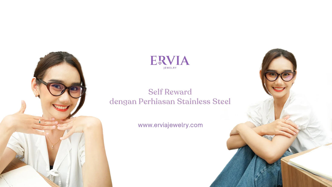 self reward perhiasan stainless steel