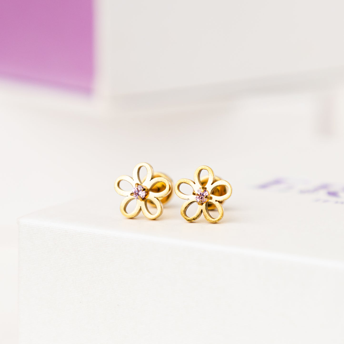 Posy Screw Back Earrings