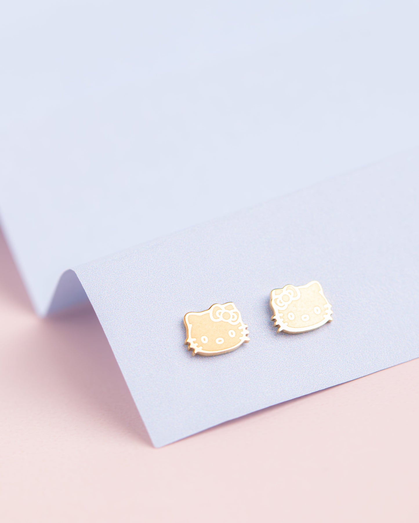 Kitty Screw Back Earrings