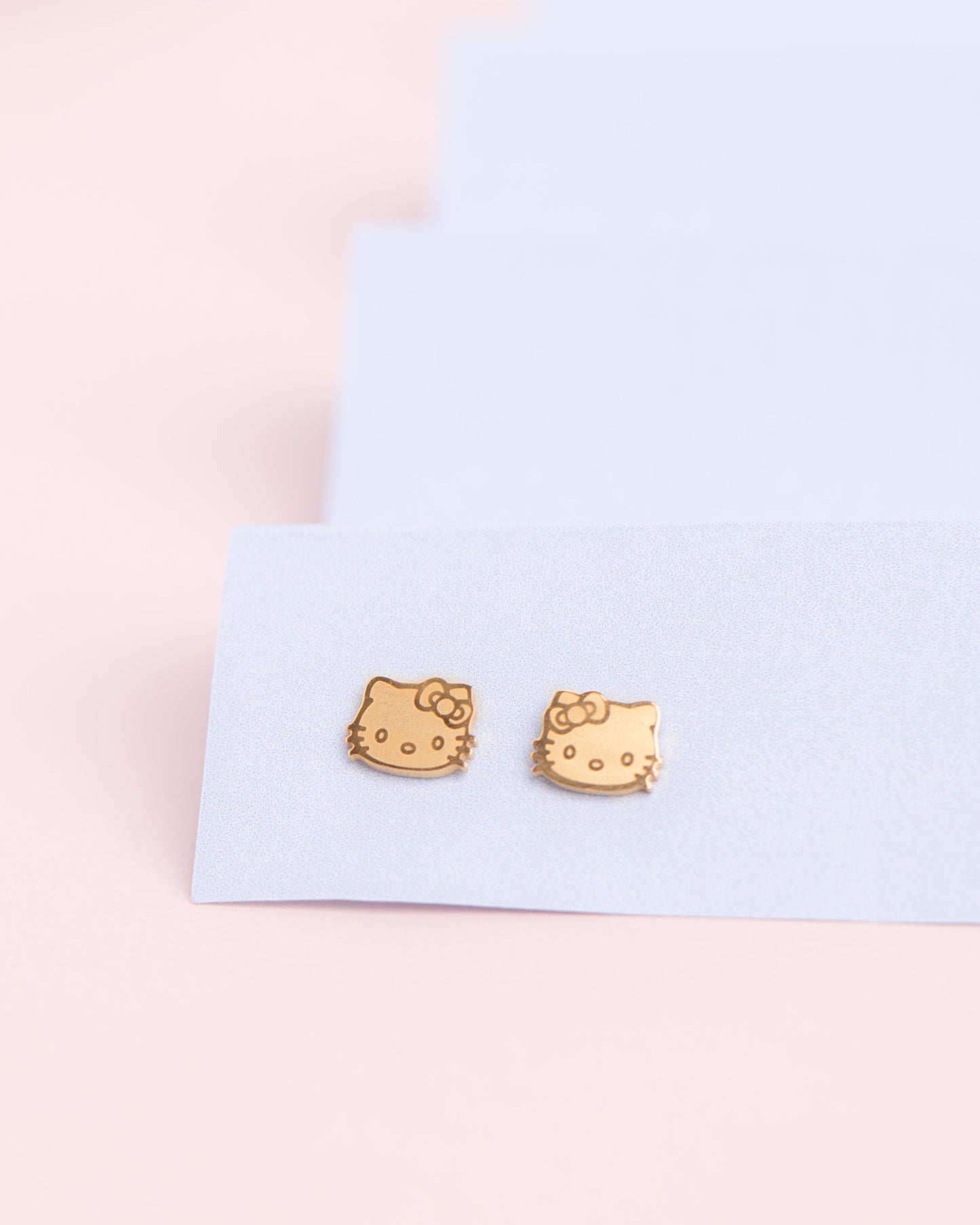 Kitty Screw Back Earrings