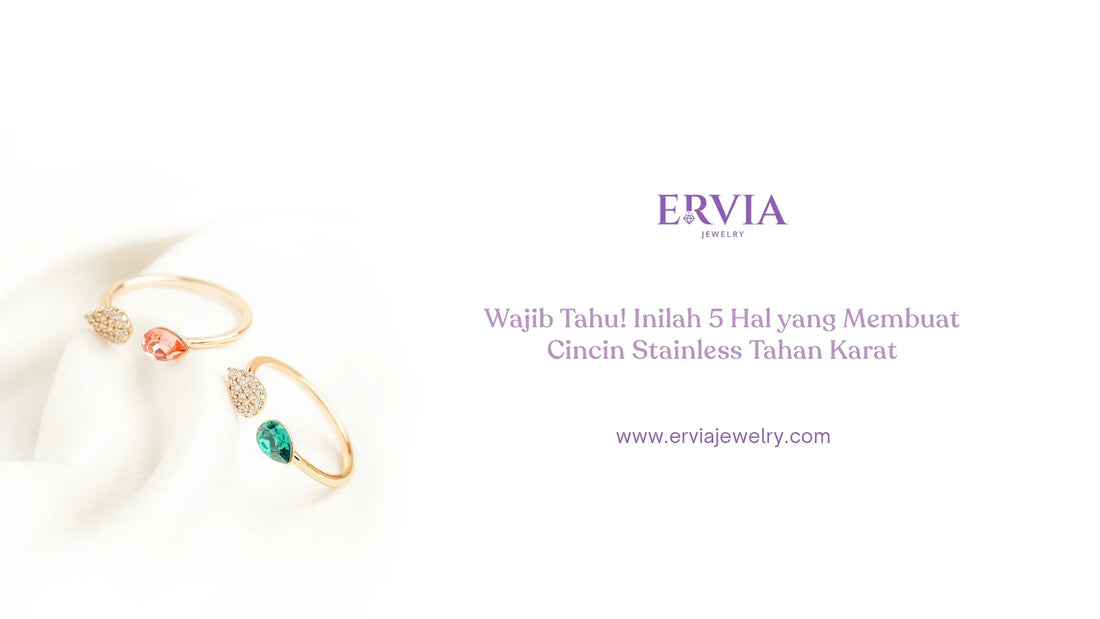 cincin stainless anti karat