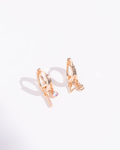 Love Hoop Earrings