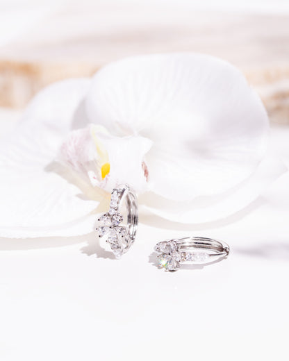 Petal Hoop Earrings