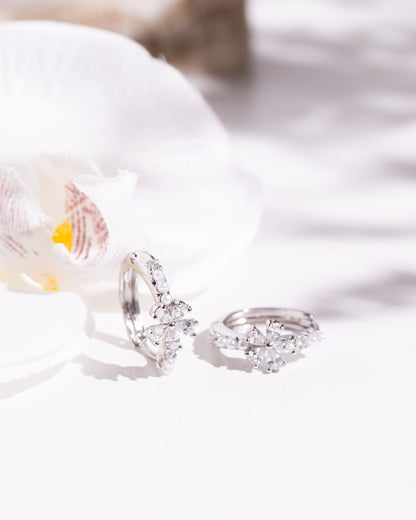 Petal Hoop Earrings