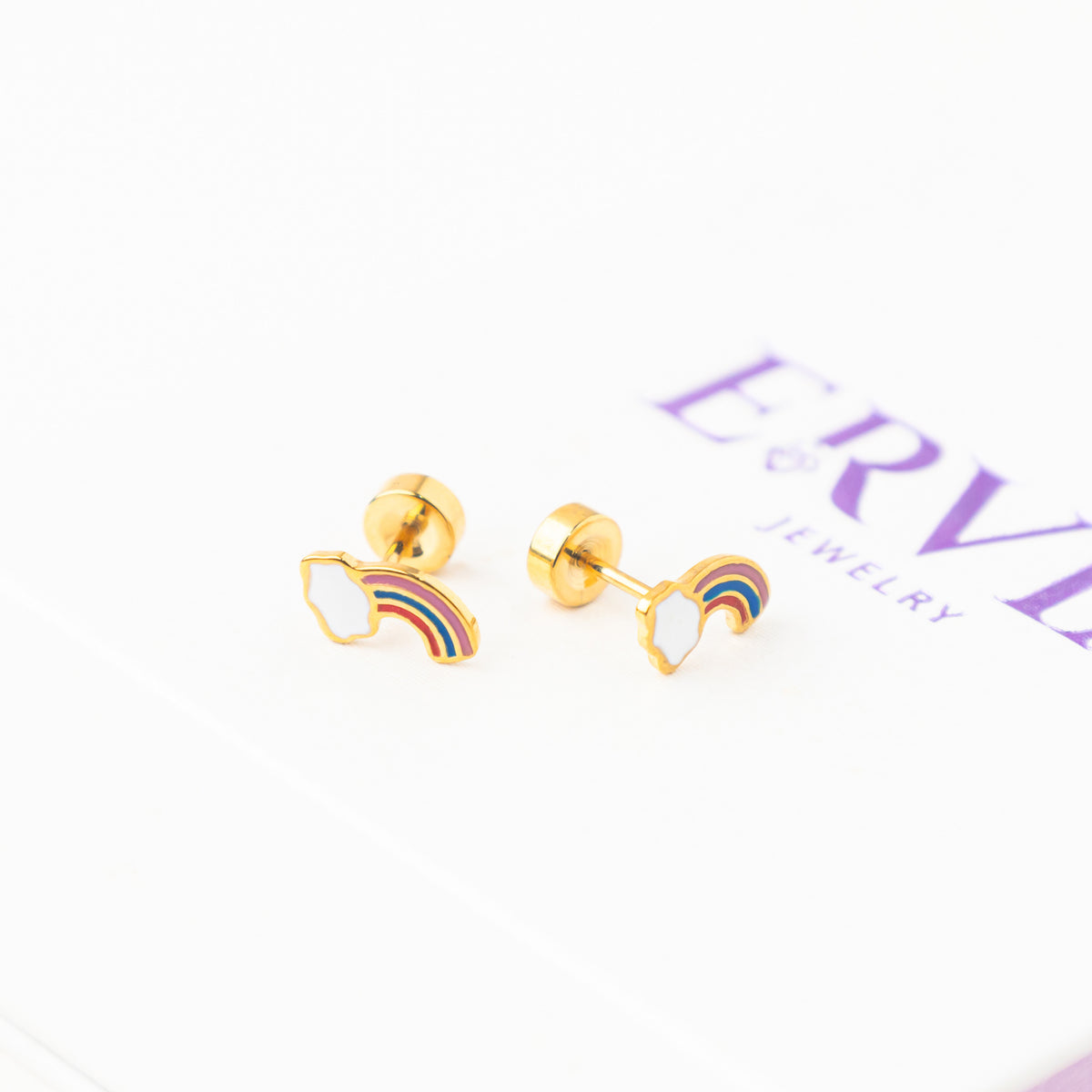 Iris Screw Back Earrings