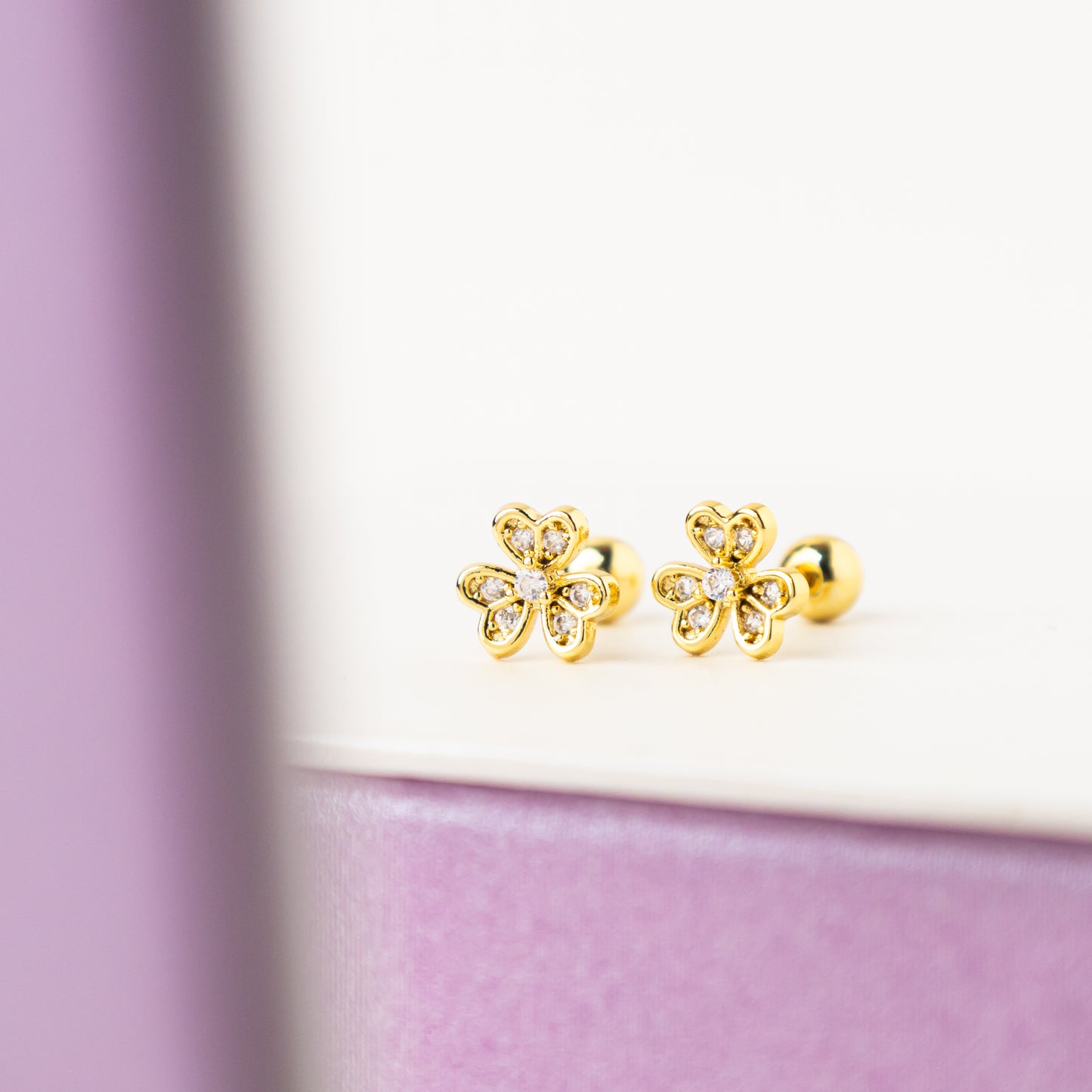 Clove Screw Back Earrings