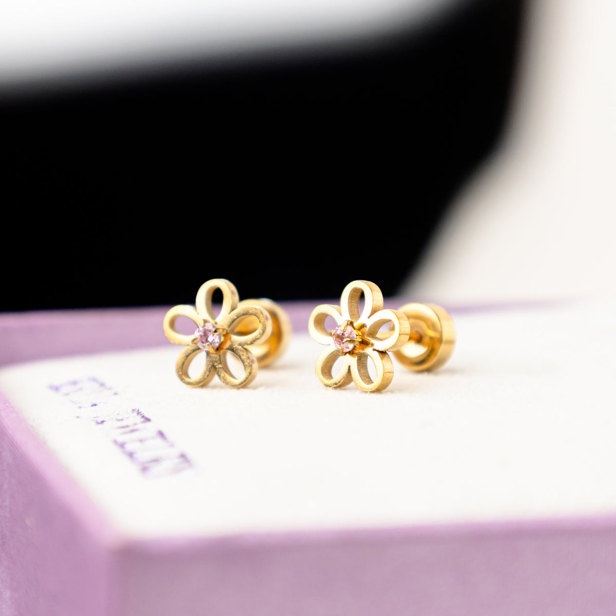 Posy Screw Back Earrings