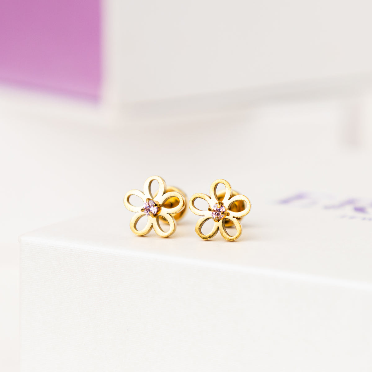 Posy Screw Back Earrings