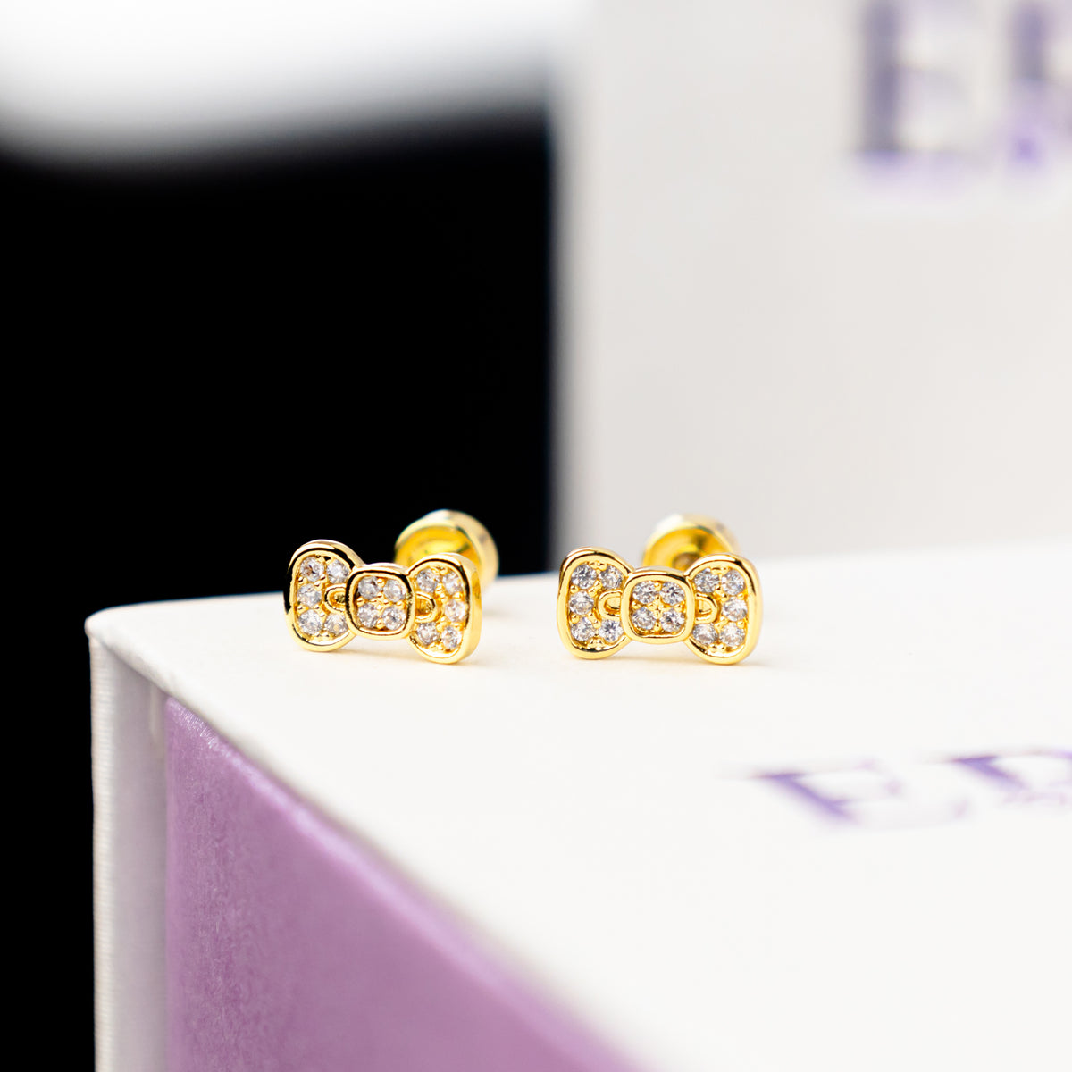 Cupid Screw Back Earrings
