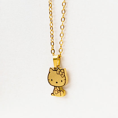 Kitty Gold Necklace