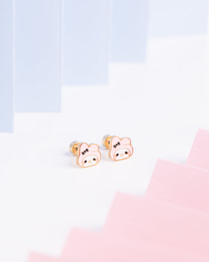 Melodi Gold Screw Back Earrings